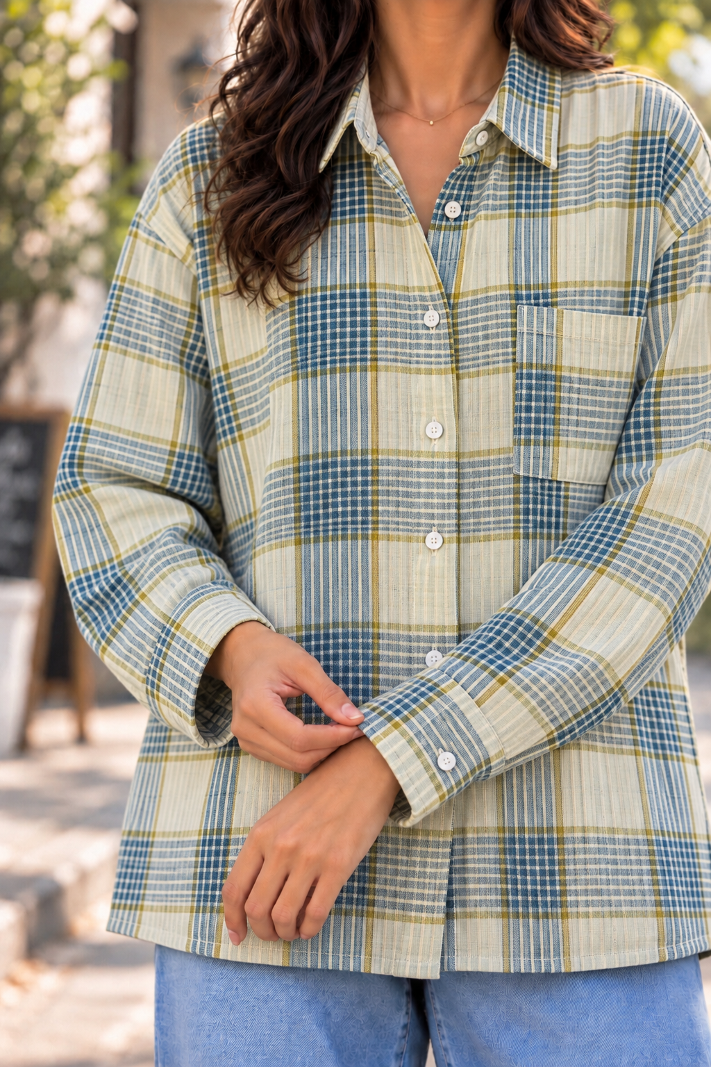 The Meadow Mist Oversized Shirt