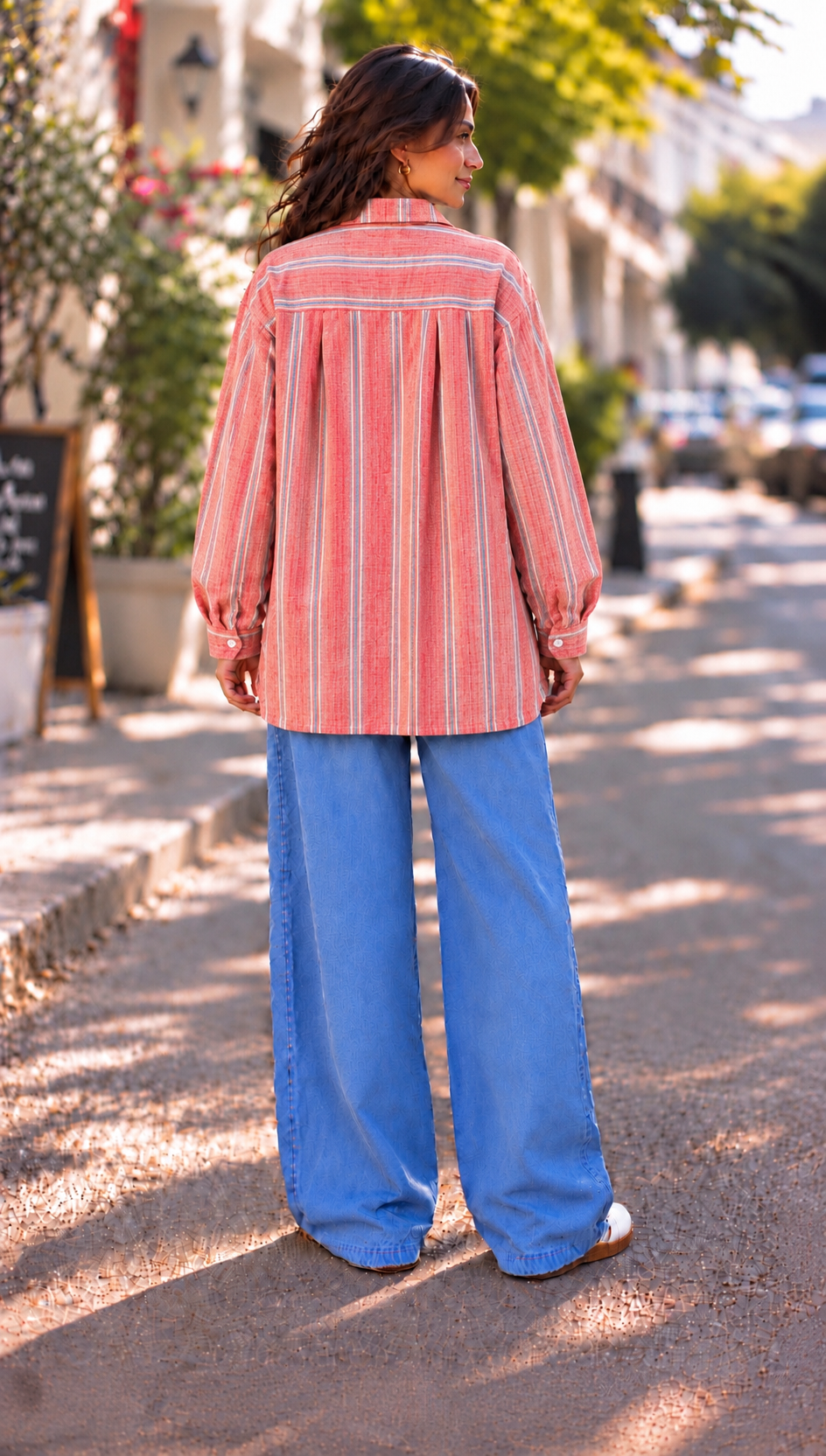 The Blush Tide Oversized Shirt