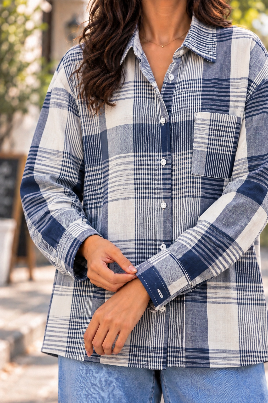 The Denim Haze Oversized shirt