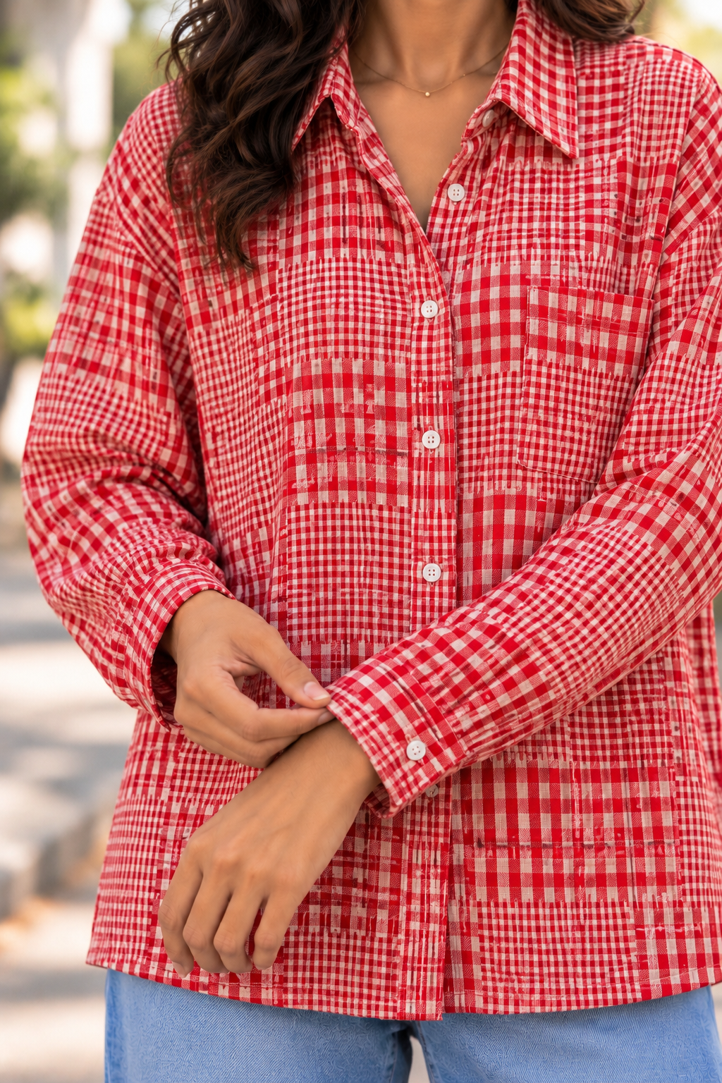 The Cherry Picnic Oversized Shirt