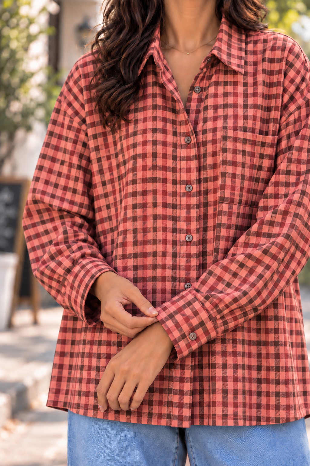The Cafe Hopping Oversized Shirt