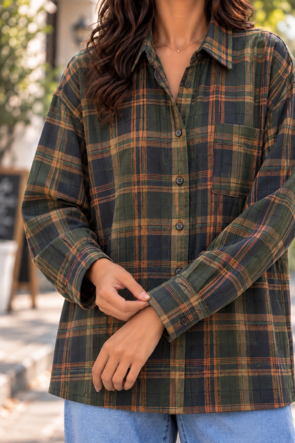 The Autumn Trail Oversized Shirt