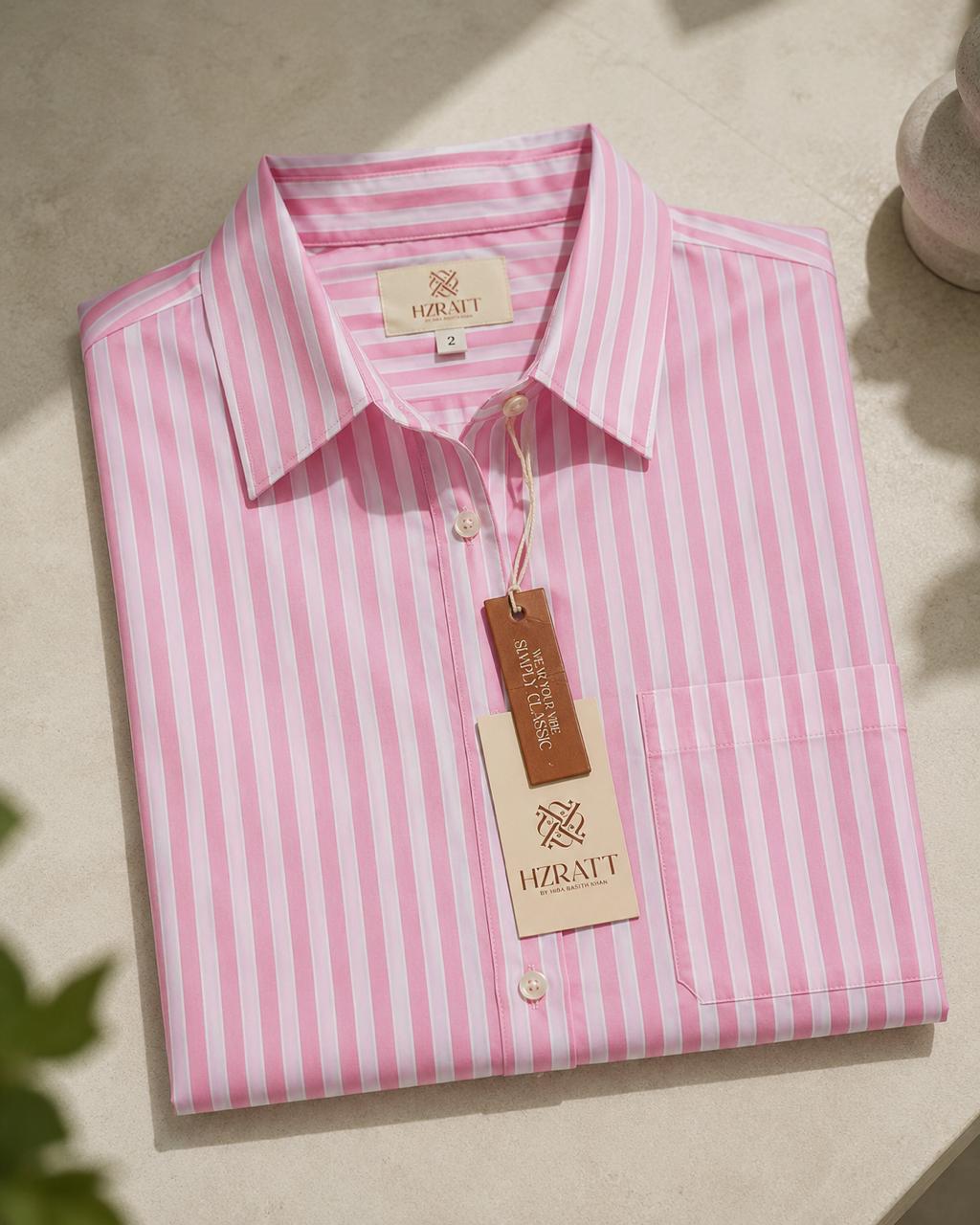 brown stripe shirt