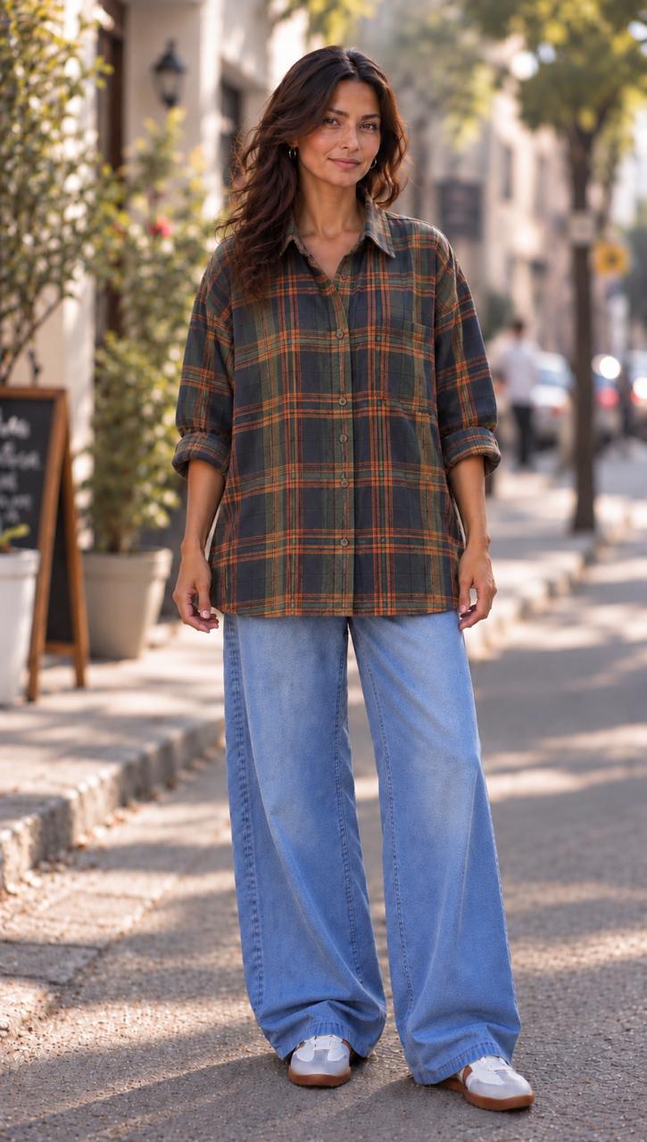 The Autumn Trail Oversized Shirt