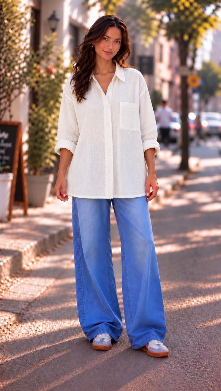 The Coastal Breeze Oversized Shirt