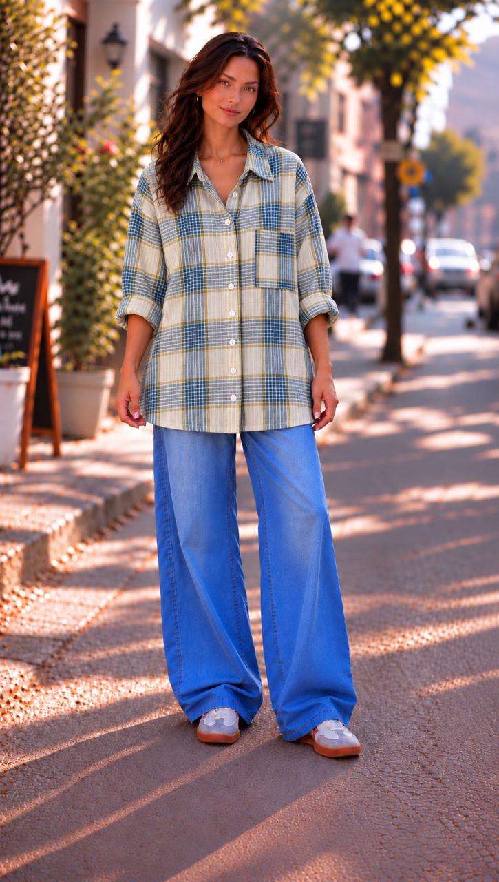 The Meadow Mist Oversized Shirt
